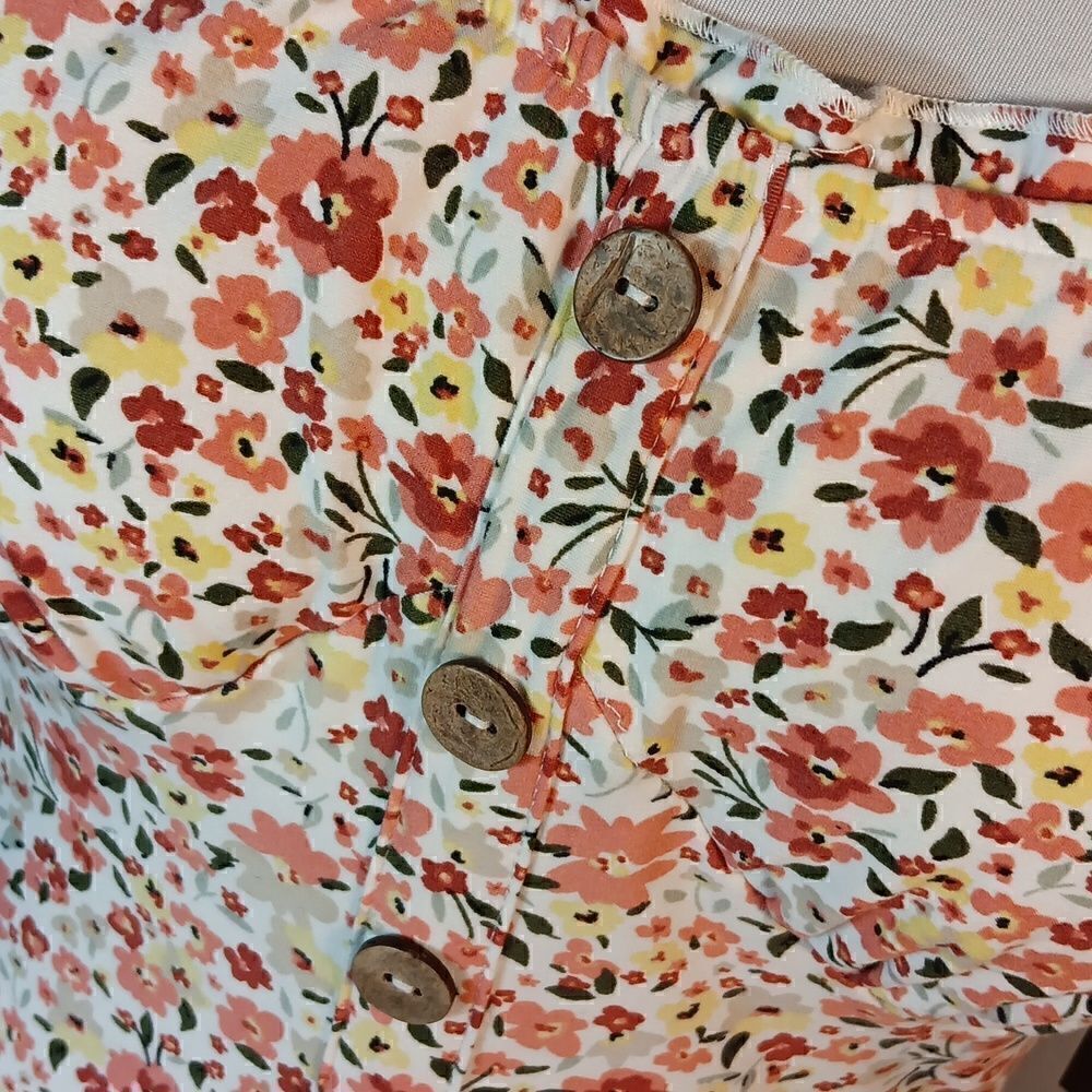 Fall Floral Long Sleeve Above The Knee Dress - Picture 4 of 7